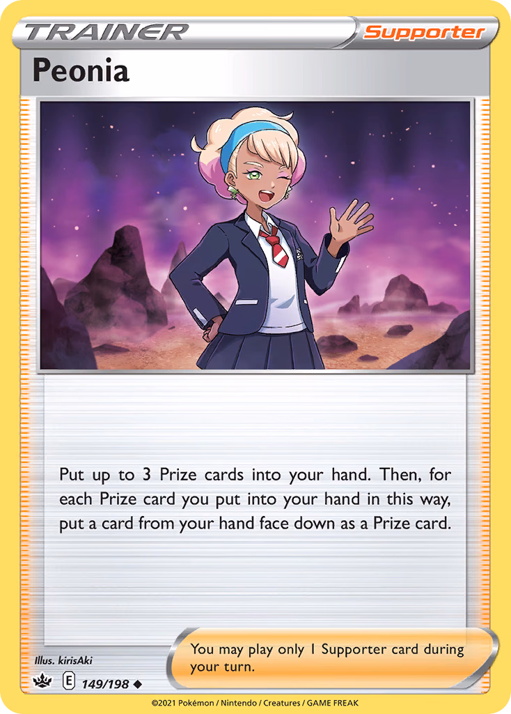 Peonia Pokemon card (149/198, Chilling Reign)