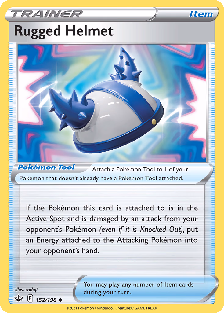 Rugged Helmet Pokemon card (152/198, Chilling Reign)