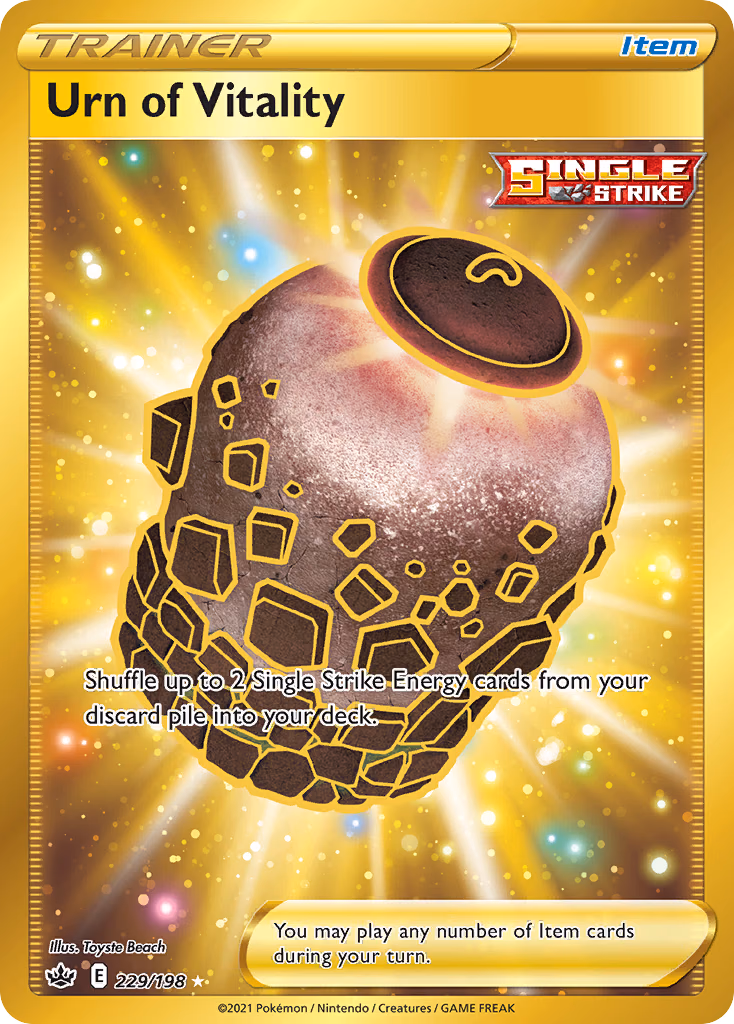 Urn of Vitality Pokemon card (229/198, Chilling Reign)