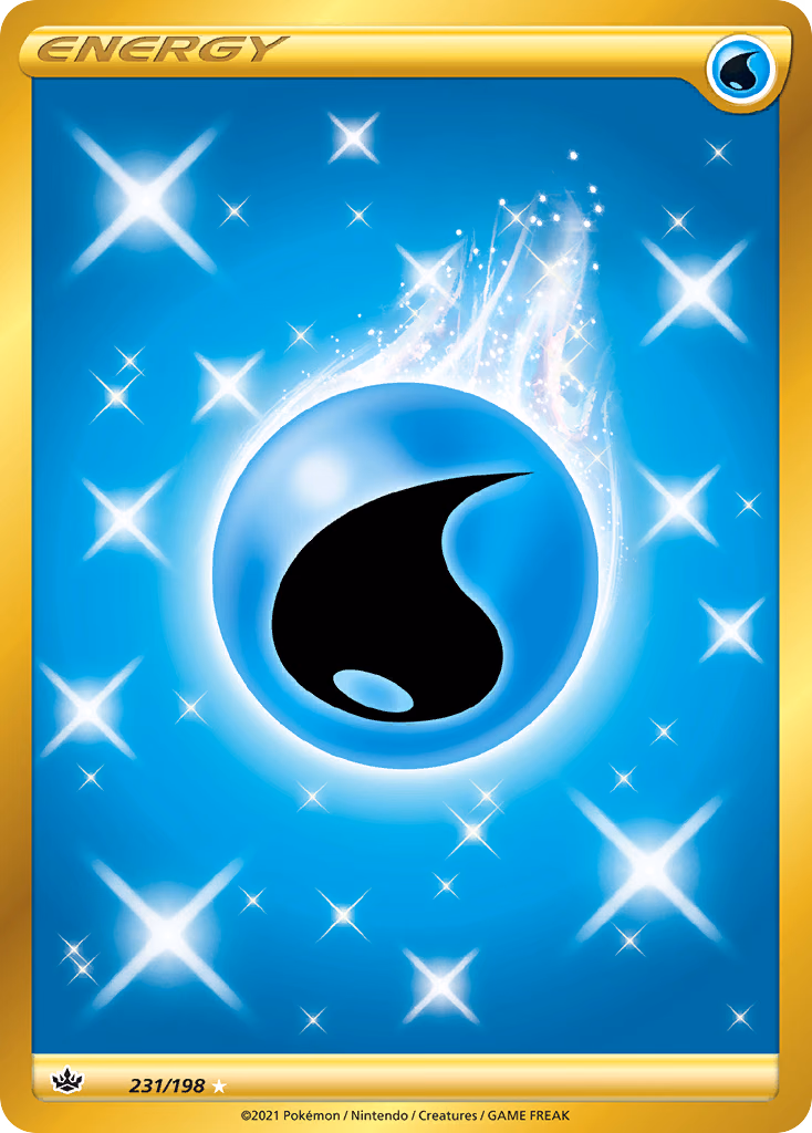Water Energy Pokemon card (231/198, Chilling Reign)