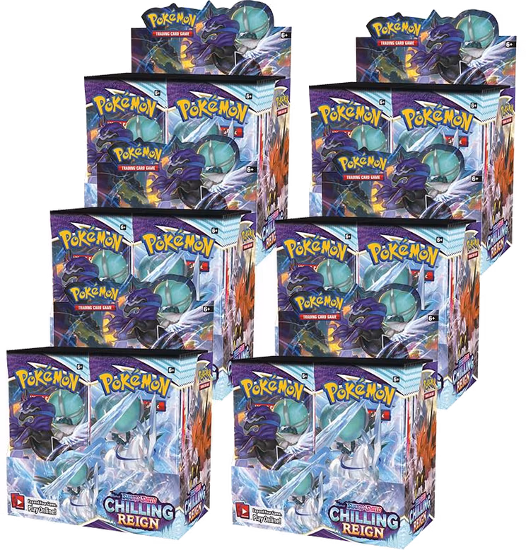 Pokemon Chilling Reign Booster Box Case