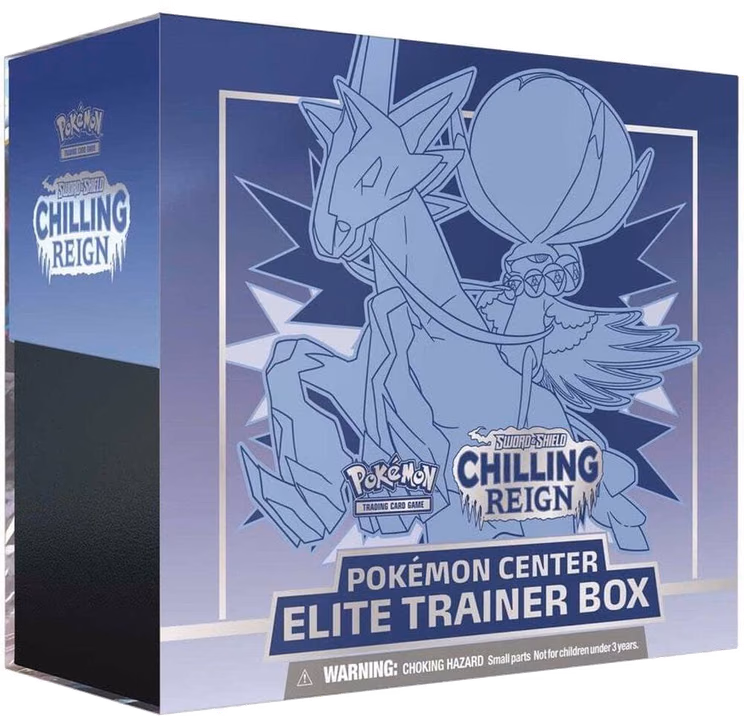 Pokemon Chilling Reign Pokemon Center Elite Trainer Box [Ice Rider Calyrex] (Exclusive)