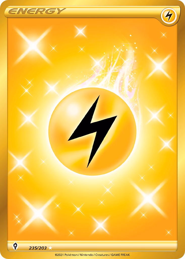 Lightning Energy Pokemon card (235/203, Evolving Skies)
