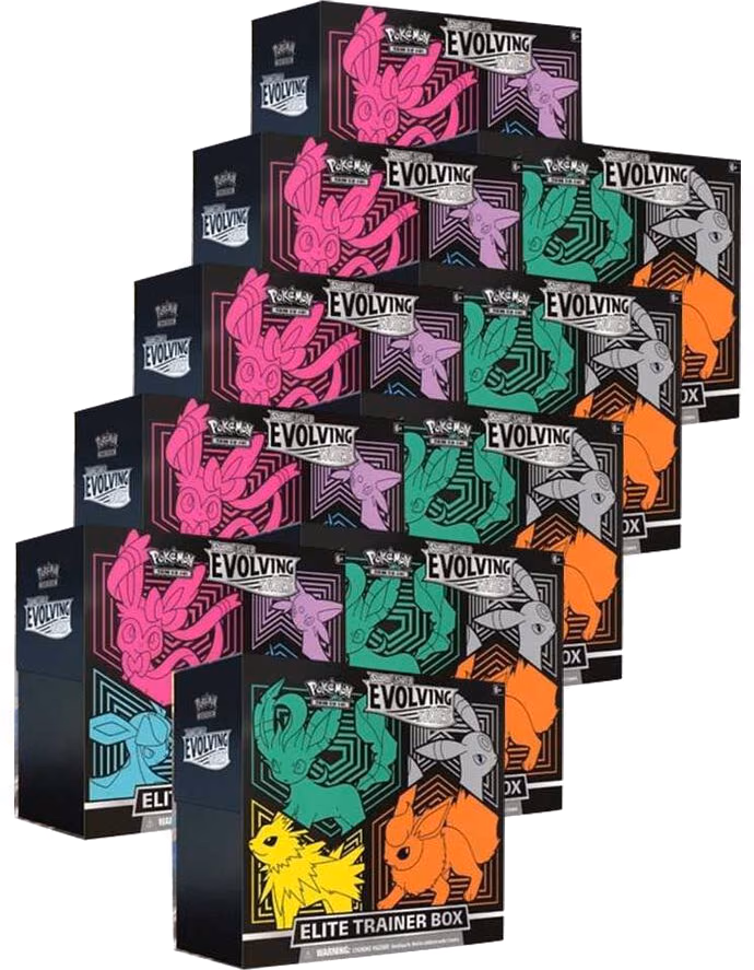 Pokemon Evolving Skies Elite Trainer Box Case