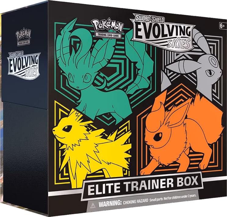 Pokemon Evolving Skies Elite Trainer Box [Flareon/Jolteon/Umbreon/Leafeon]