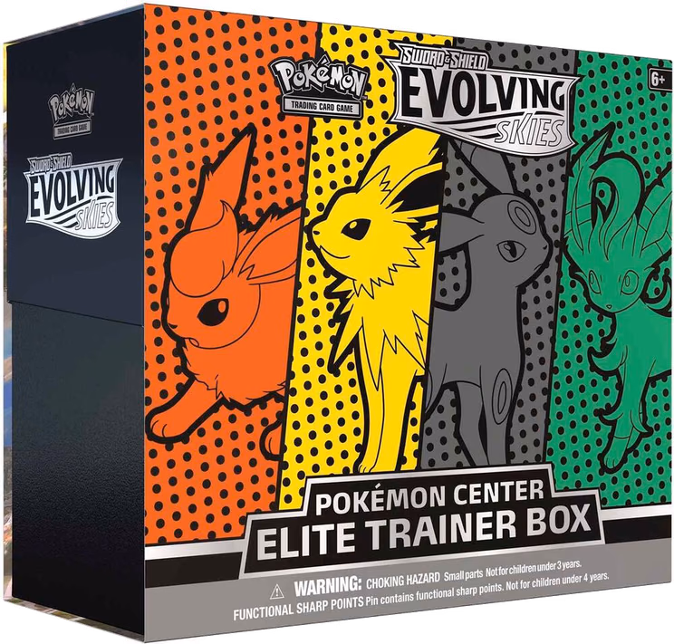 Pokemon Evolving Skies Pokemon Center Elite Trainer Box [Jolteon/Flareon/Umbreon/Leafeon] (Exclusive)