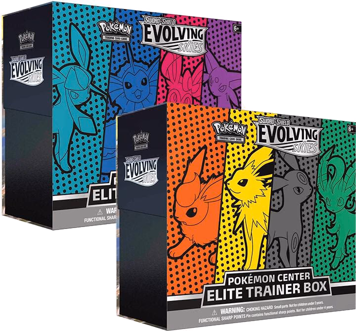 Pokemon Evolving Skies Pokemon Center Elite Trainer Box [Set of 2] (Exclusive)