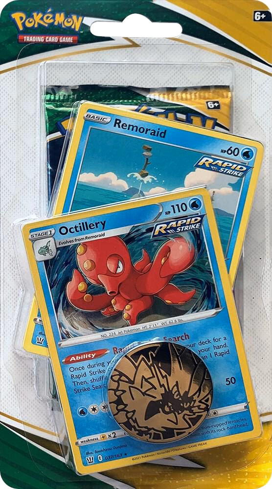 Pokemon Evolving Skies Single Pack Blister [Octillery]