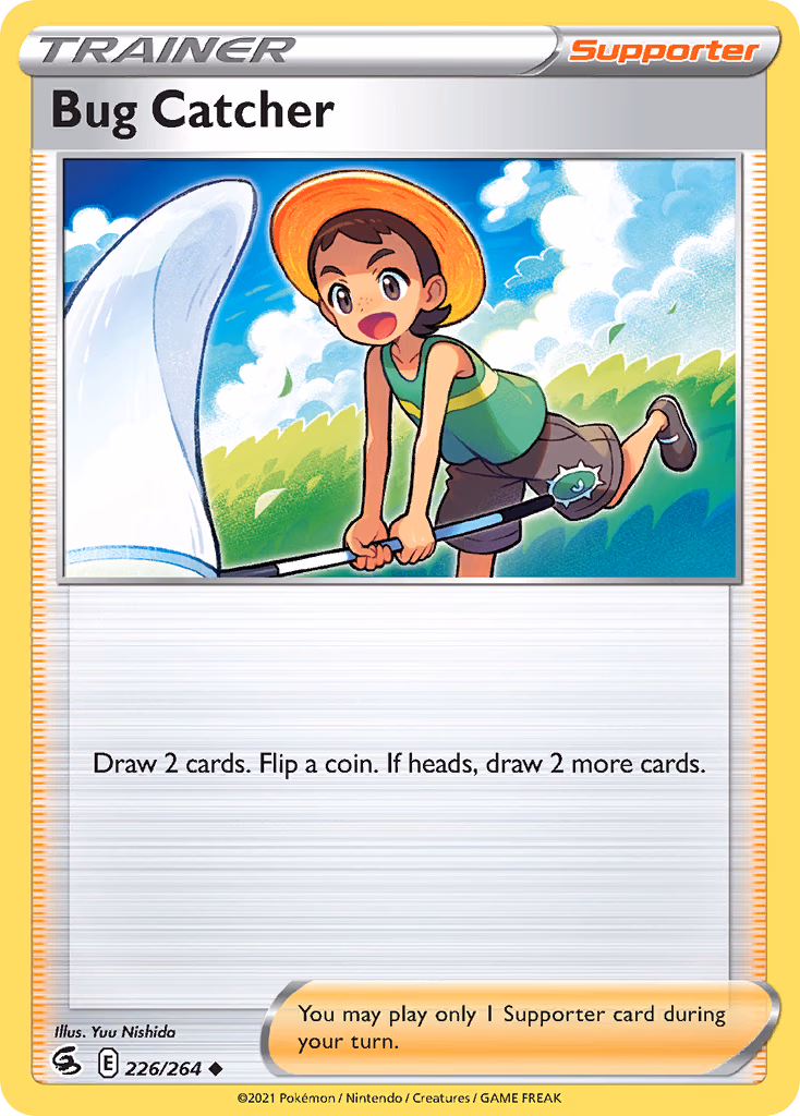 Bug Catcher Pokemon card (226/264, Fusion Strike)