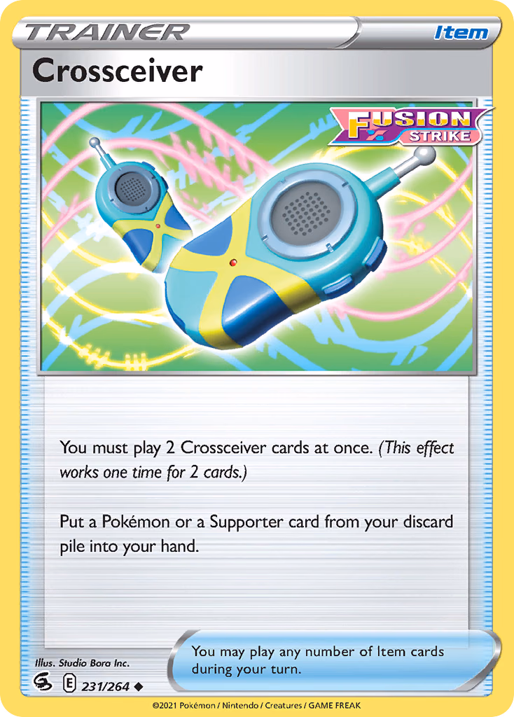 Crossceiver Pokemon card (231/264, Fusion Strike)