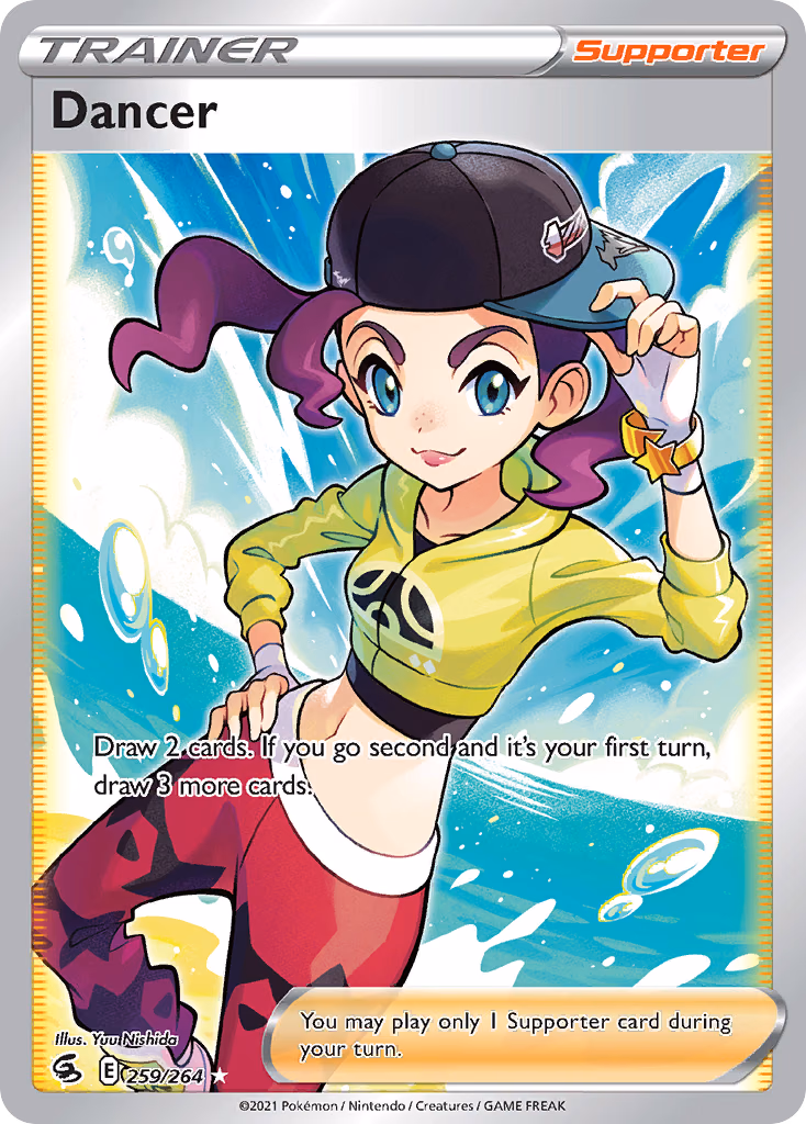 Dancer Pokemon card (259/264, Fusion Strike)
