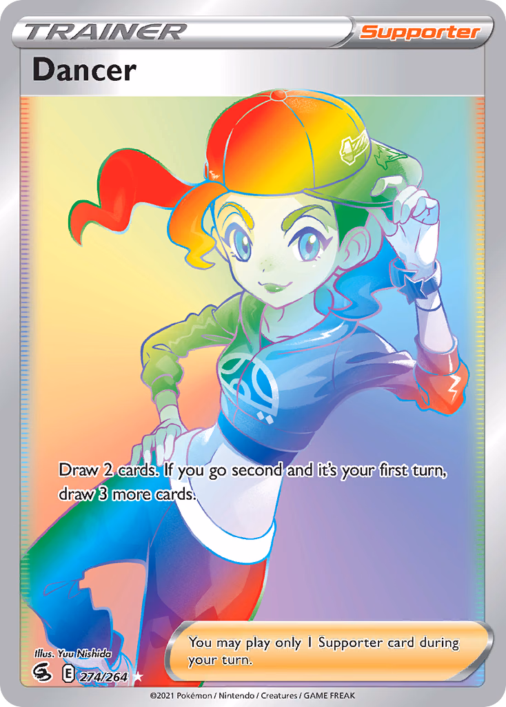 Dancer Pokemon card (274/264, Fusion Strike)