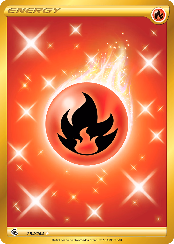 Fire Energy Pokemon card (284/264, Fusion Strike)