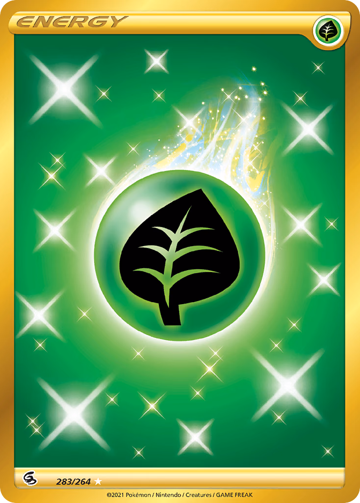 Grass Energy Pokemon card (283/264, Fusion Strike)