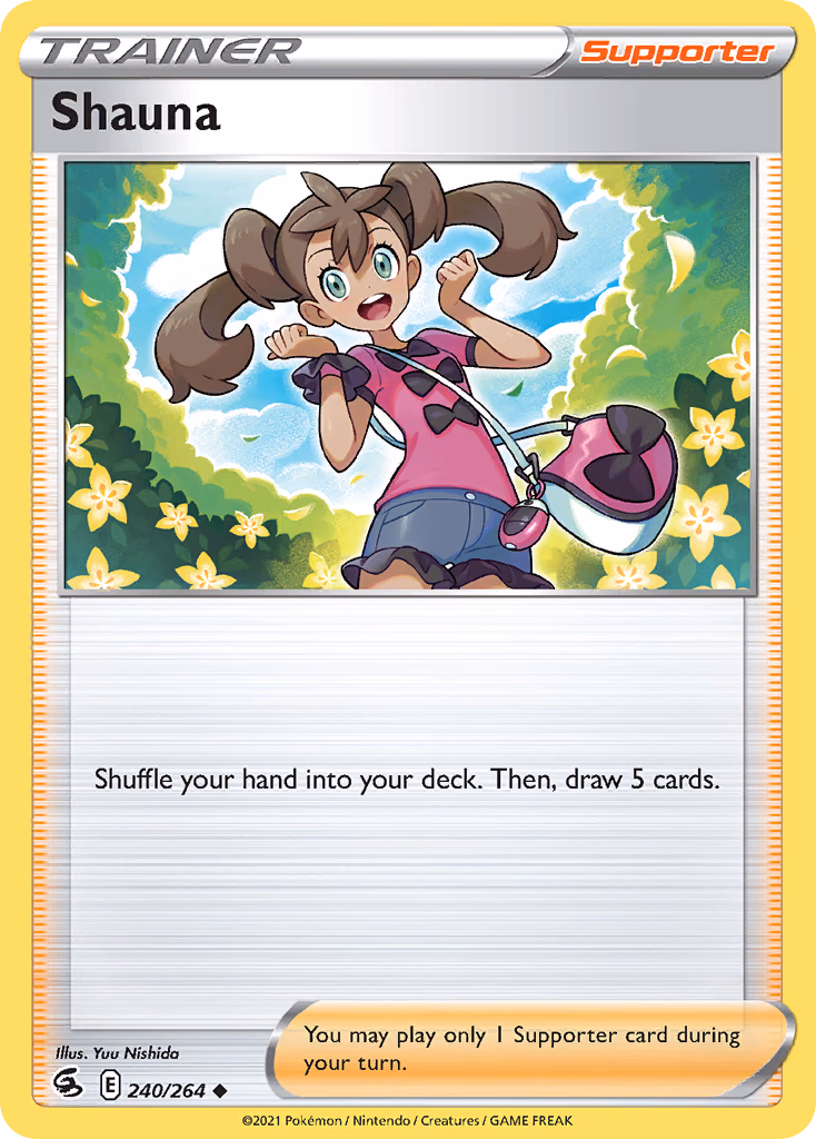Shauna Pokemon card (240/264, Fusion Strike)