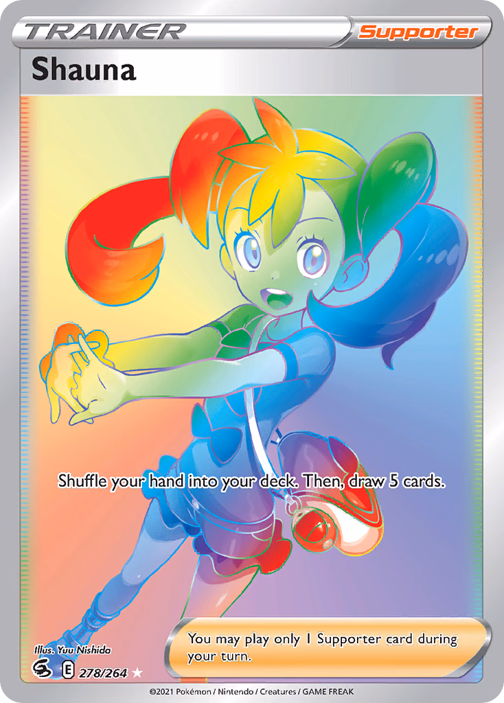 Shauna Pokemon card (278/264, Fusion Strike)