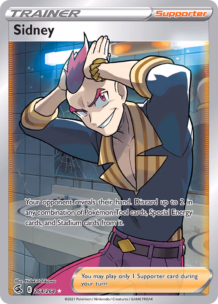 Sidney Pokemon card (264/264, Fusion Strike)
