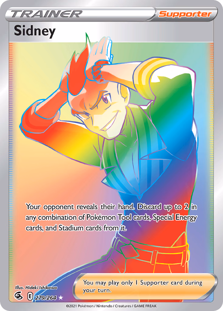 Sidney Pokemon card (279/264, Fusion Strike)
