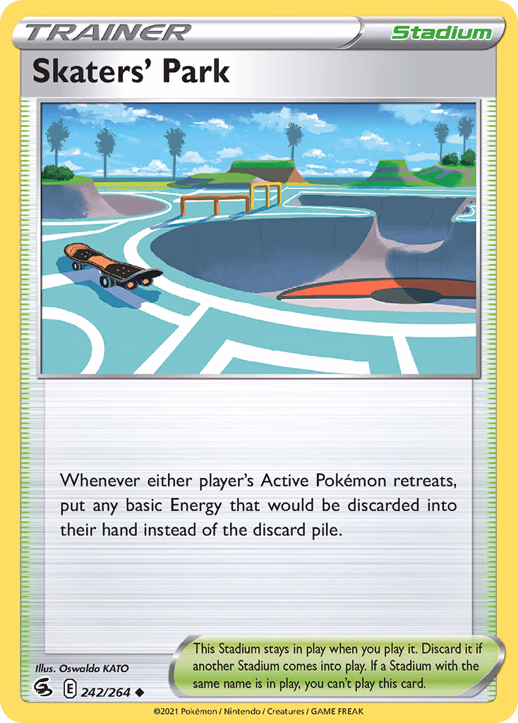 Skaters' Park Pokemon card (242/264, Fusion Strike)
