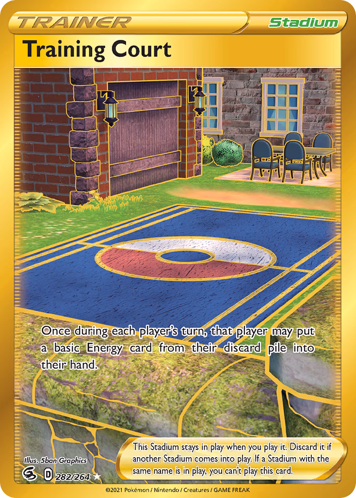 Training Court Pokemon card (282/264, Fusion Strike)