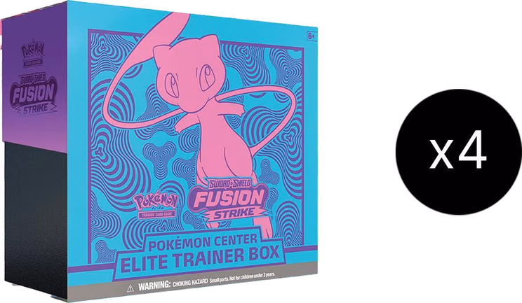 Pokemon Fusion Strike Pokemon Center Elite Trainer Box Case (Exclusive)