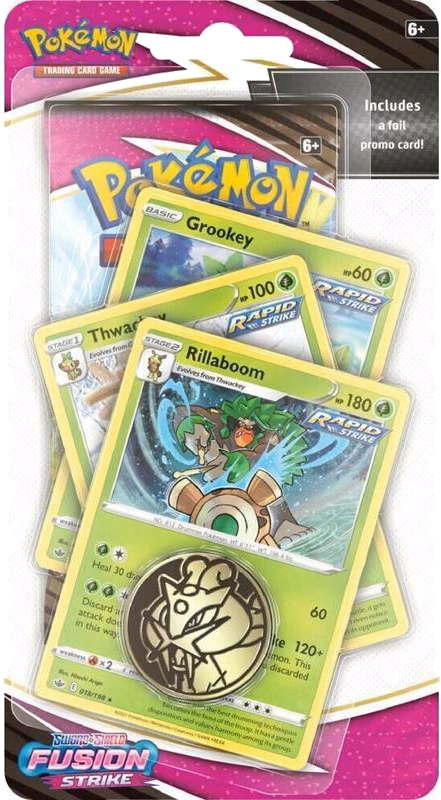 Pokemon Fusion Strike Premium Checklane Blister [Rillaboom]