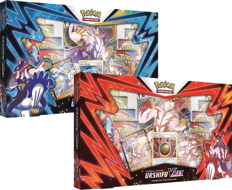 Pokemon Fusion Strike Urshifu VMAX Premium Collection [Set of 2]