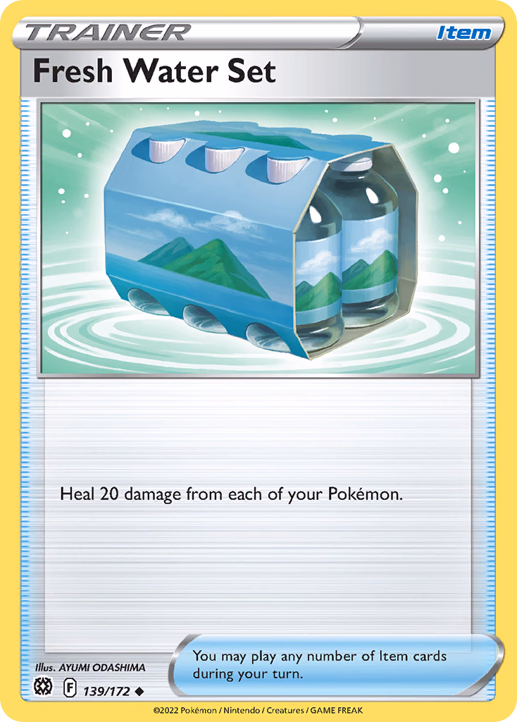 Fresh Water Set Pokemon card (139/172, Brilliant Stars)