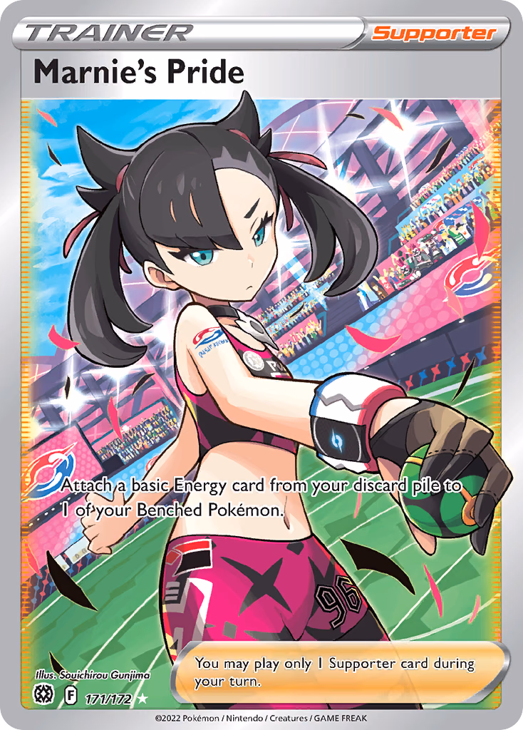 Marnie's Pride Pokemon card (171/172, Brilliant Stars)