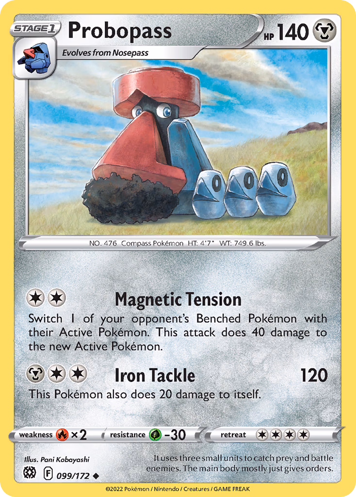 Probopass Pokemon card (099/172, Brilliant Stars)