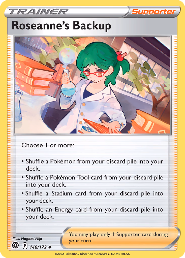 Roseanne's Backup Pokemon card (148/172, Brilliant Stars)