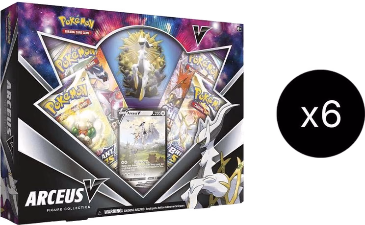 Pokemon Brilliant Stars Arceus V Figure Collection Case