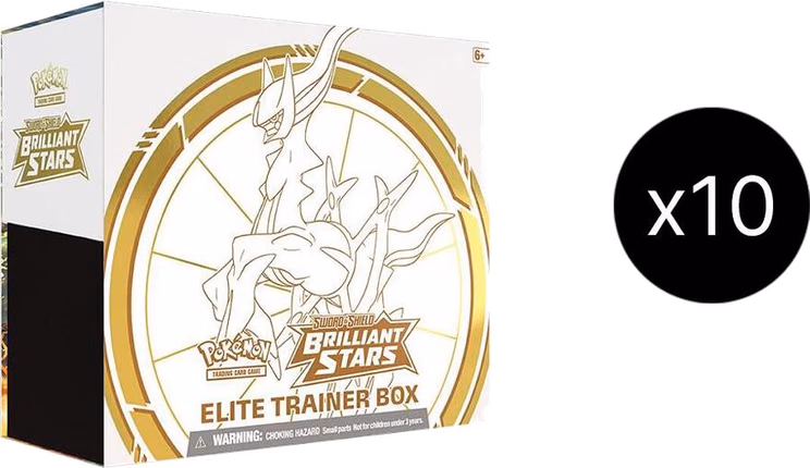 Pokemon Brilliant Stars Elite Trainer Box Case