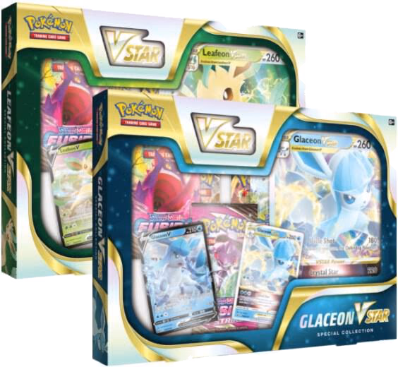 Pokemon Brilliant Stars Glaceon / Leafeon VSTAR Special Collection [Set of 2]