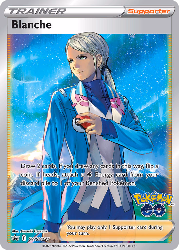 Blanche Pokemon card (SWSH227, SWSH Black Star Promos)