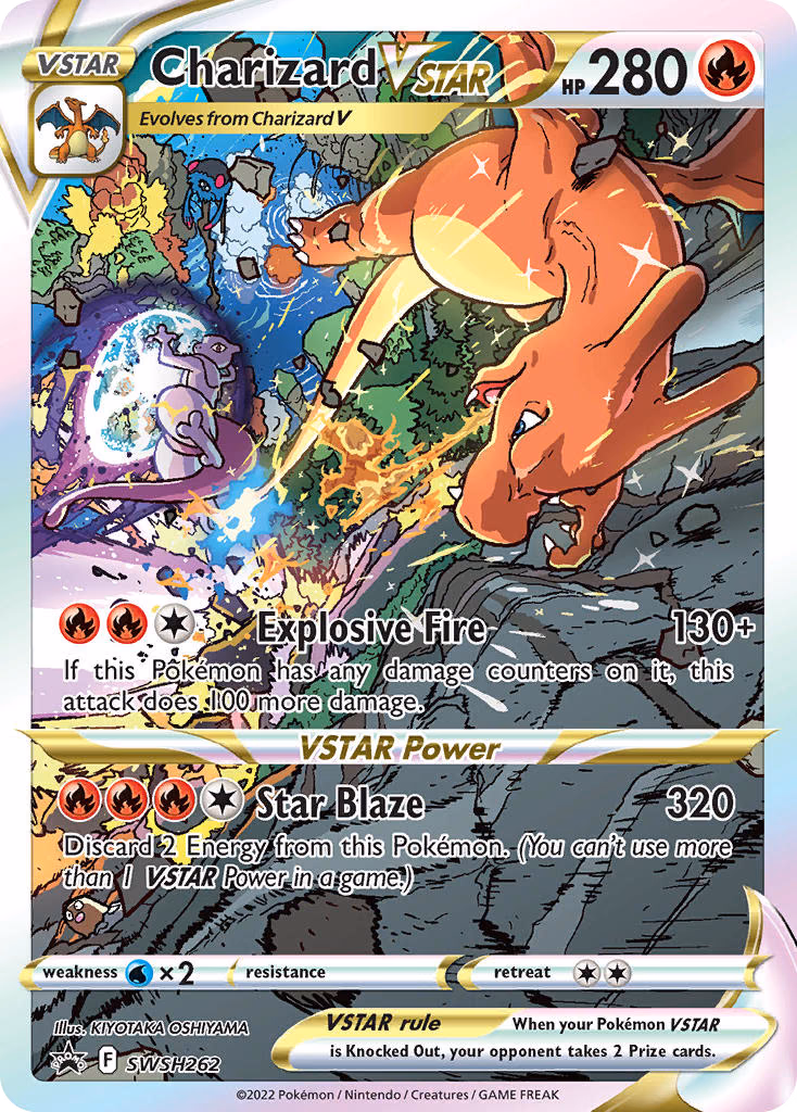 Charizard VSTAR Pokemon card (SWSH262, SWSH Black Star Promos)