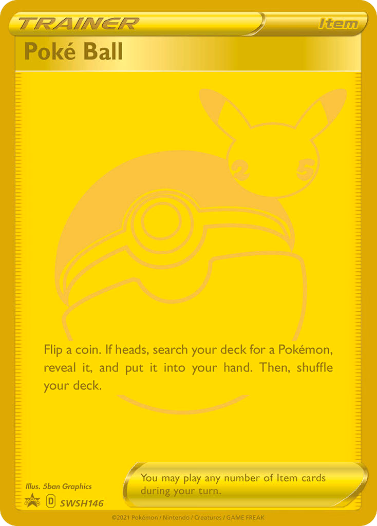 Poké Ball Pokemon card (SWSH146, SWSH Black Star Promos)