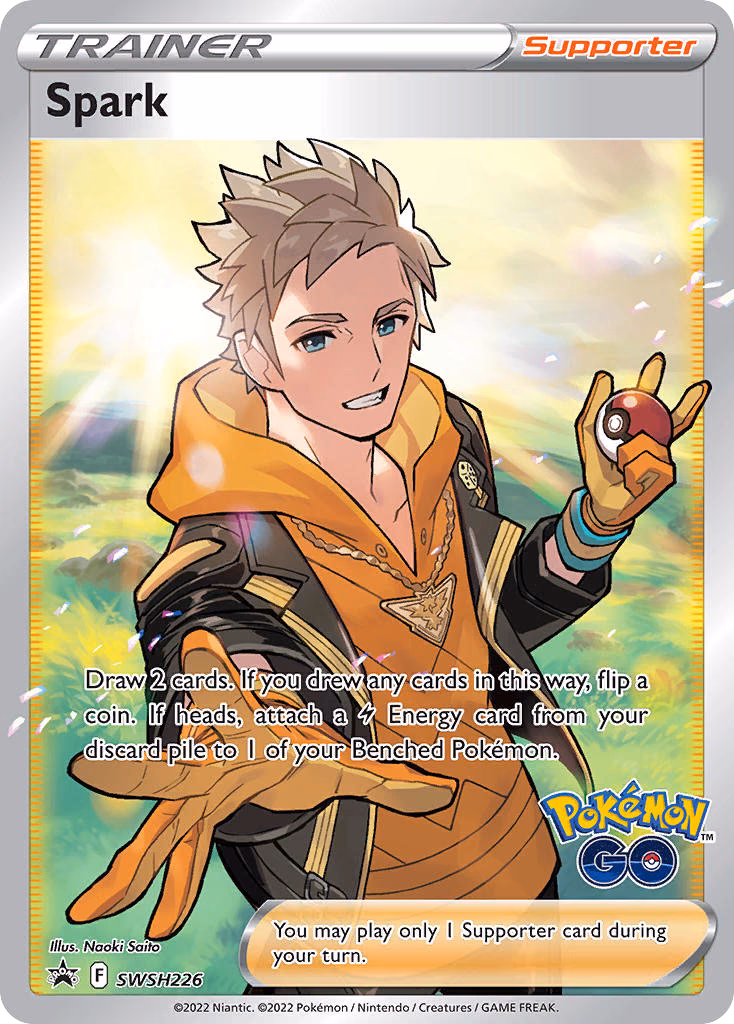 Spark Pokemon card (SWSH226, SWSH Black Star Promos)