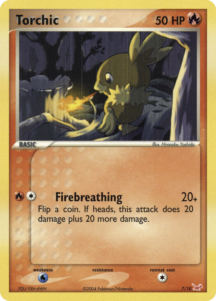 Torchic Pokemon card (7/10, EX Trainer Kit Latias)