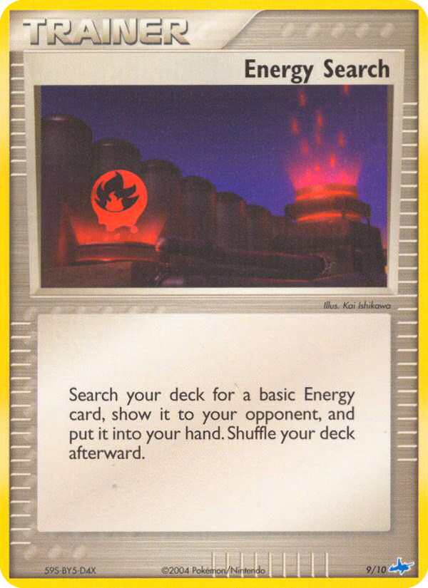 Energy Search Pokemon card (9/10, EX Trainer Kit Latios)