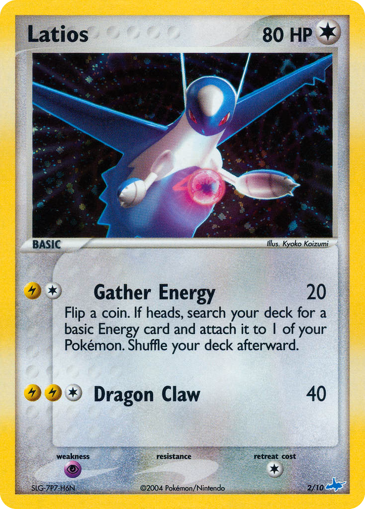 Latios Pokemon card (2/10, EX Trainer Kit Latios)