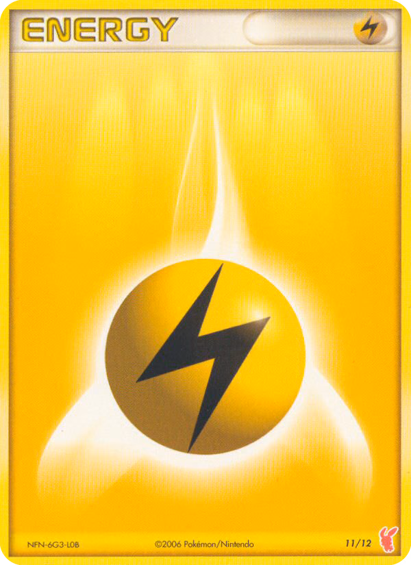 Lightning Energy Pokemon card (11/12, EX Trainer Kit 2 Plusle)