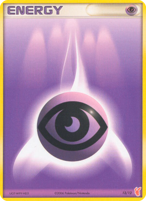 Psychic Energy Pokemon card (12/12, EX Trainer Kit 2 Plusle)