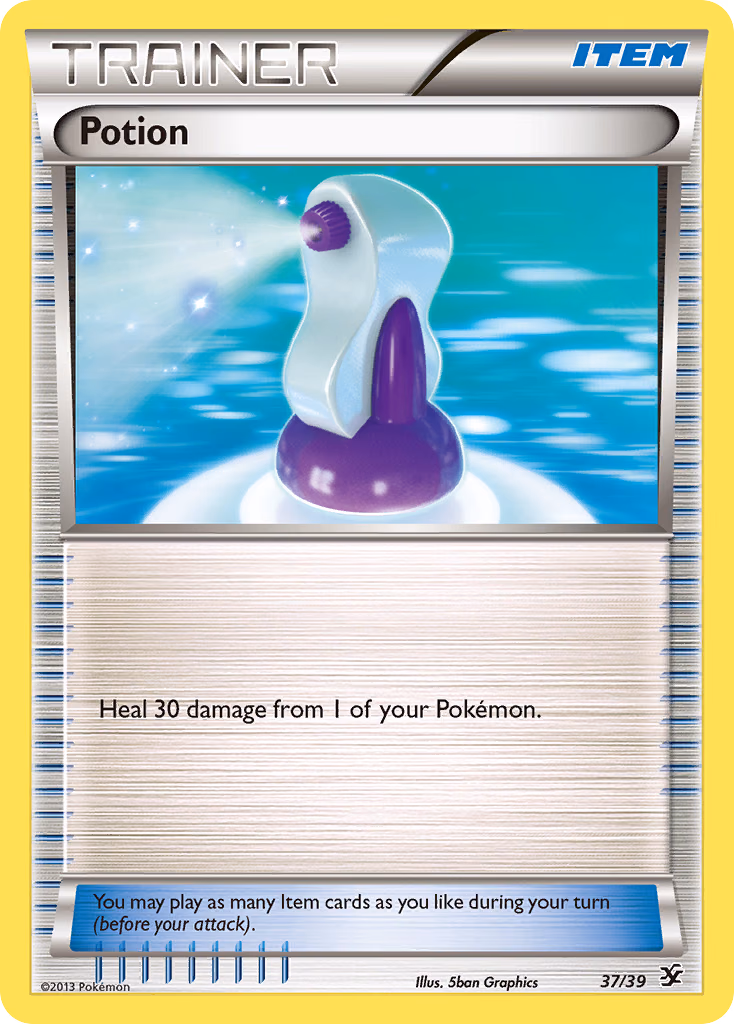 Potion Pokemon card (37/39, Kalos Starter Set)