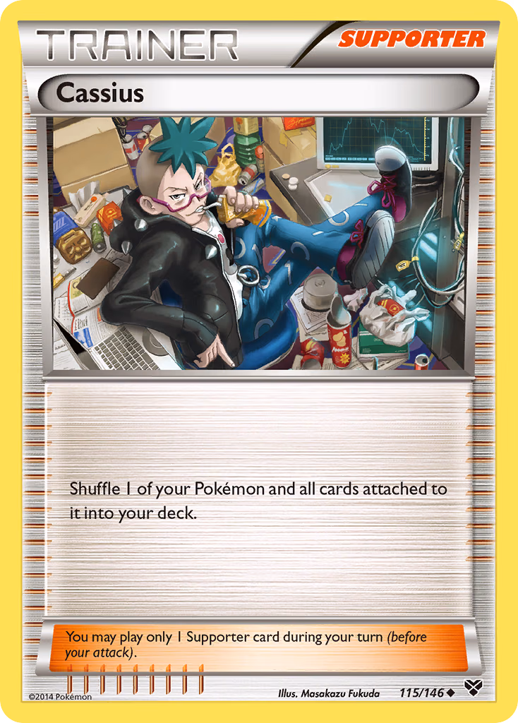 Cassius Pokemon card (115/146, XY)