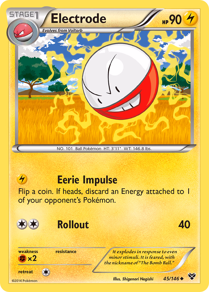 Electrode Pokemon card (45/146, XY)