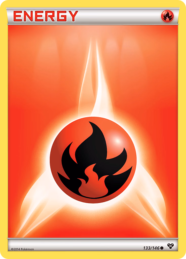 Fire Energy Pokemon card (133/146, XY)