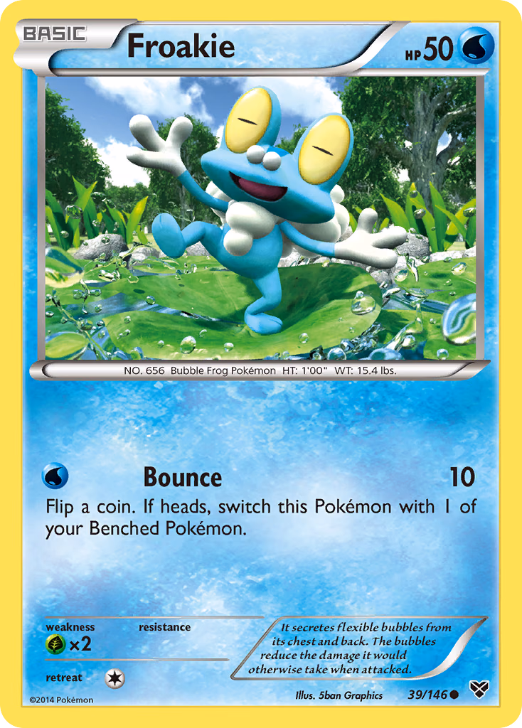 Froakie Pokemon card (39/146, XY)