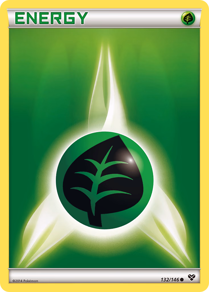 Grass Energy Pokemon card (132/146, XY)