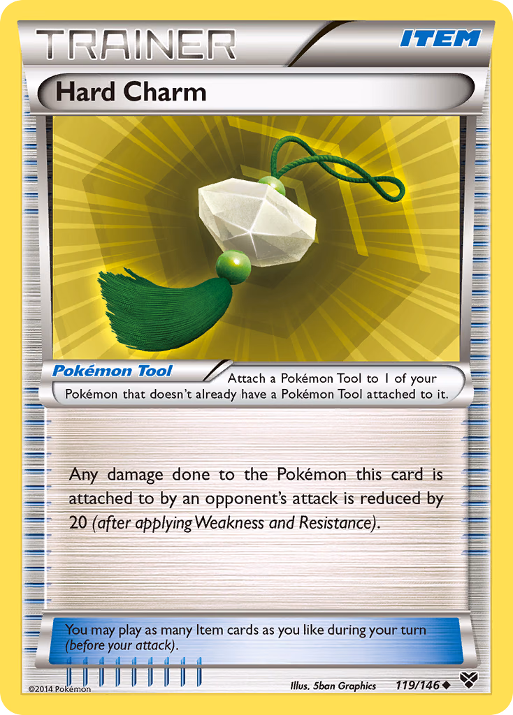 Hard Charm Pokemon card (119/146, XY)
